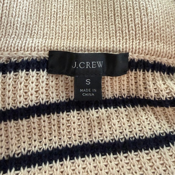 J. Crew Relaxed Collared Sweater in Stripe - Picture 10 of 12
